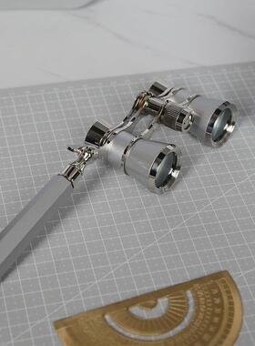 现代简约售楼部样板房书房书桌台面软装饰品摆件展厅摆设道具套装