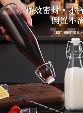 玻璃酒瓶空瓶密封高档泡酒瓶子专用酒坛白酒存装分装酒罐储酒容器