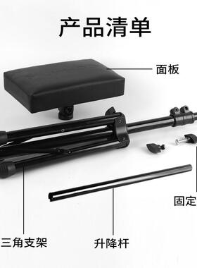 手机直播支架声卡托盘落地架多功能设备金属便携带托板置物架平板
