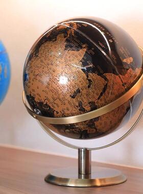 客厅轻奢高档地球仪摆件办公室书房桌面创意家居饰品乔迁新居礼品