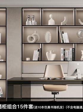 正品贝汉美品代办公室桌酒柜装饰摆件奢高档客厅家居柜现子高级轻