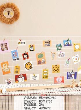 钥匙扣展示架实木带钩首饰展示架小饰品挂架挂钩耳环展示架手链.