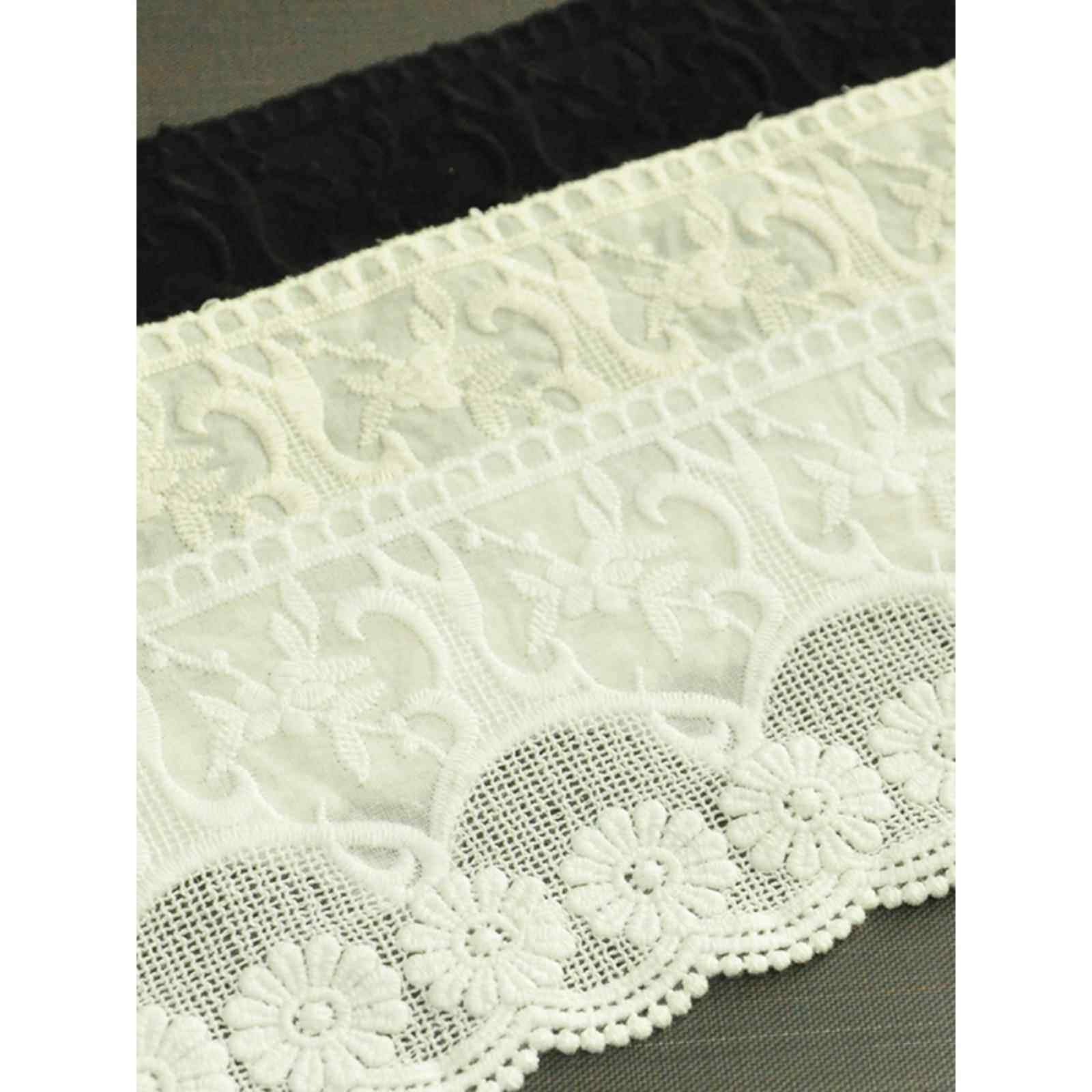 加厚纯棉布边立体水溶刺绣蕾丝花边手工diy服装花边辅料装饰10cm,淘宝优惠券,粉丝福利购,淘宝优惠卷