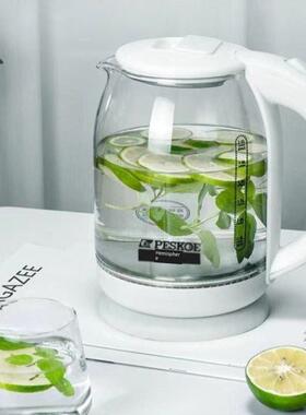 Glass electric heating water kettle health pot 玻璃电热水壶