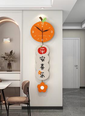创意时钟挂钟客厅玄关背景装饰现代简约艺术钟表挂墙家用壁挂式