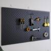 Black acrylic perforated board without punching computer wall wall rack e-sports room decoration computer desk customization