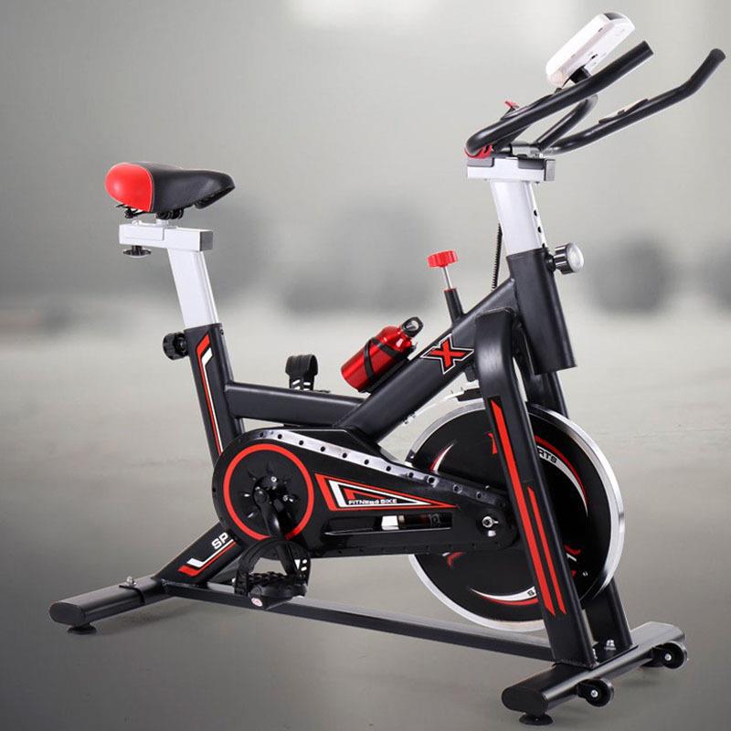 709 English spinning bicycle ultra-quiet exercise bike indoor bicycle sports fitness equipment home riding