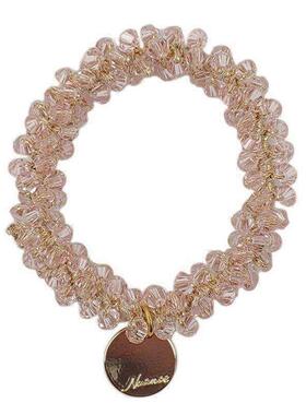 thewangs studioLadies Pearl Multicolor Beads Hair Tie Elast