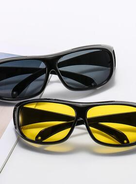 新款欧美跨境骑行眼镜TV太阳镜防风沙劳保镜驾驶夜视镜劳保镜墨镜