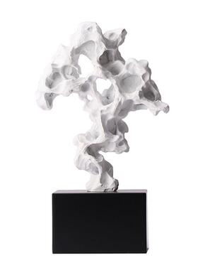 样宋氏美学新中式禅意树脂房假山太湖石桌1204.484客厅玄关书面板