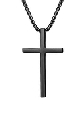 Stainless Steel Unisex Cross Necklace for Men and Women