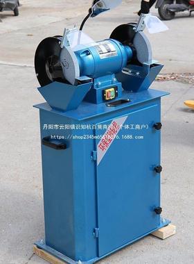 吸尘砂轮机工业用大功率带除尘式沙轮机集尘台式抛光立式防尘