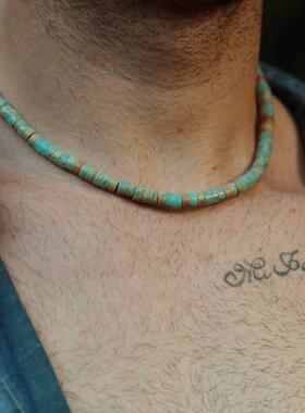 Mens Beaded necklace Necklace African Necklace Surfer