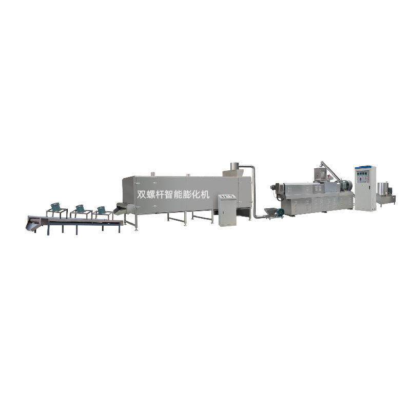 Soybean silk protein production line manufacturer provides guidance on vegetarian meat twin-screw intelligent puffing machine