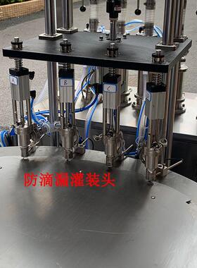 全自动四头转盘式吸嘴袋灌装机水果汁饮料果冻洗衣液自立袋装机