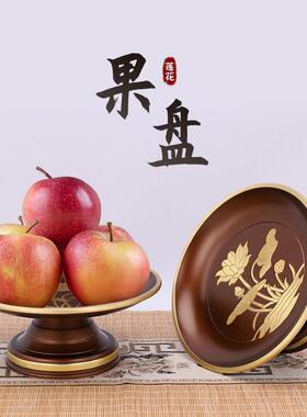 莲花佛前佛具用品大全全铜供奉供具套装摆件全套家用寺庙观音仙家