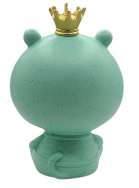 2022虎年春节果零盒子摆件绿色树脂收纳装饰摆件树脂风水摆件