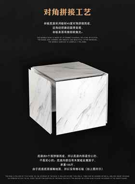 玄关落地雕塑台酒店大理石岩板石材底座基座摆件摆台展示装饰地台