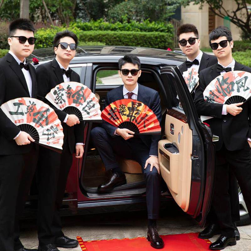 Wedding photo props men's sunglasses wedding atmosphere groomsmen group groom big-name sunglasses glasses high-end