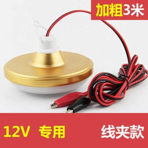 12VLED灯泡超亮照明节能LED夜市灯摆地摊12V/48V伏低压直流电瓶灯 - 图2