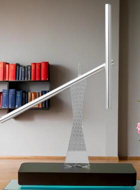 小蛮腰创意钢铁人混沌摆永动机摆件永动仪桌面牛顿摇摆器生日礼物