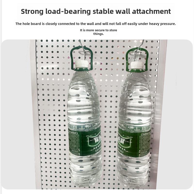 Hole board wall hanging rack storage rack dormitory storage rack display rack iron hole board hole version power tools wall mounted