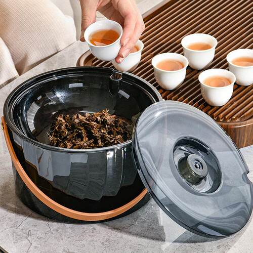 20230314MOSUOCAR苏卡容量茶水桶 慕中式轻奢风排水茶桶 茶渣双用 - 图2