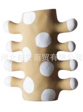 现代简约创意树脂多触角花器花插花瓶样板房售楼处桌面软装饰品