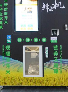 原米坊双仓双电机现碾鲜米机社区智能碾米机胚芽米机售米机打米机