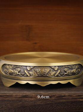 工艺品纯铜香炉底座底座装饰摆件