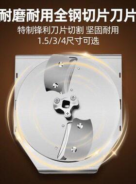 腊肠切片机商用切腊肉辣椒斜片全自动蒜片神器香肠斜片不锈钢小型