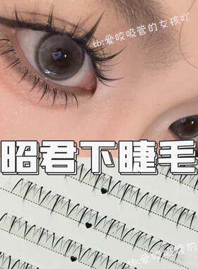 昭君下睫毛自然款漫画貂蝉四大美女眼睫毛萌睫尚品假睫毛2025新款