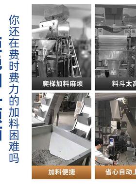 给袋式包装机花生米坚果咖啡豆包装机预制袋搭配上料机包装机