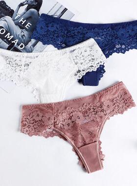 Women Sexy Lace Panties Underwear Thong Female G String 内裤