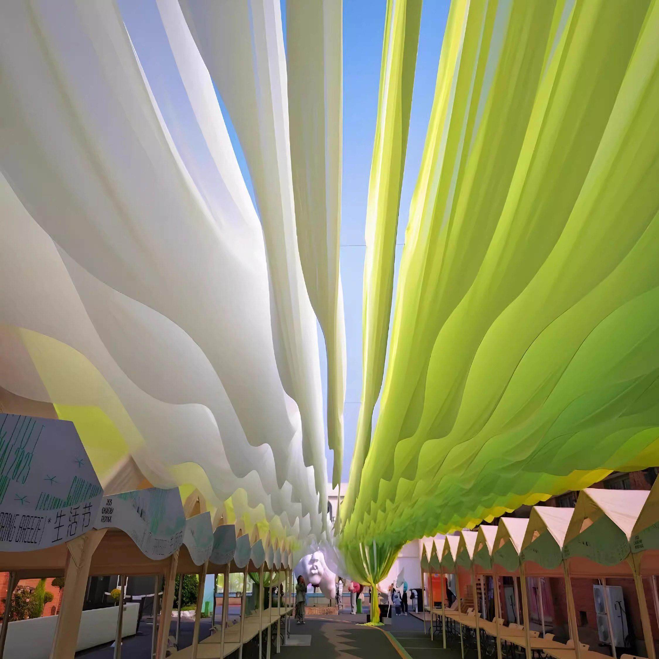 吊顶纱幔风动网红纱幔餐厅民宿装饰酒店户外景区纱幔海边风动纱幔,淘宝优惠券,粉丝福利购,淘宝优惠卷