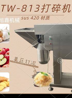 商用多功能果蔬打碎机不锈钢大蒜打泥设备胡萝卜泥打碎机姜末机