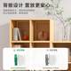 Bookshelf shelf floor-standing bookcase Household living room low storage storage cabinet layered rack grid cabinet children's schoolbag cabinet
