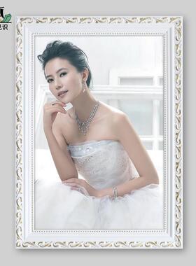 诗本工艺实木相框 欧式风格挂墙16至30寸 婚纱照适用大尺寸画框