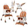 Cross-border children's dining chair, foldable and reclining 185 chairs, household baby dining chair, portable baby dining table and toilet seat