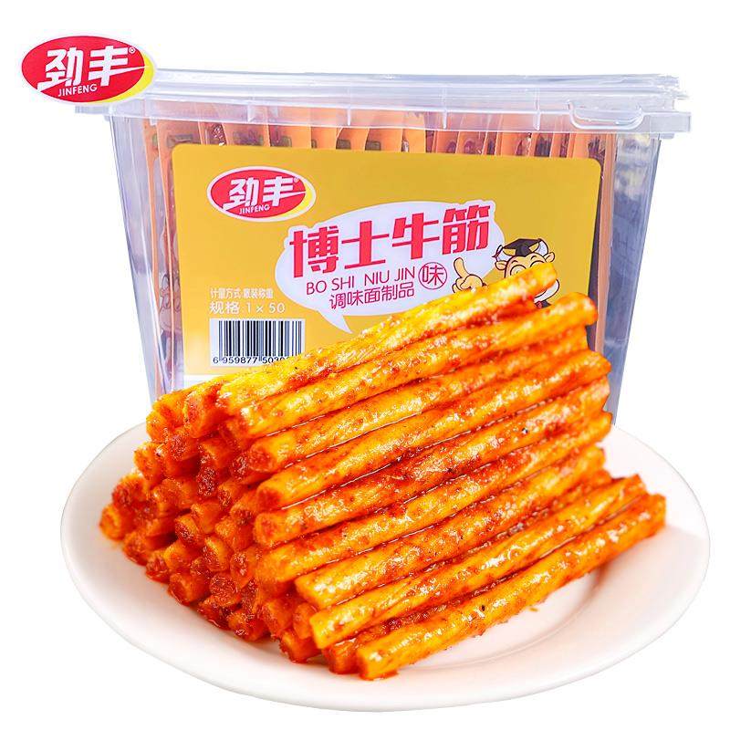 劲丰博士牛筋辣条牛板筋麻辣面 面筋小零食儿时怀旧素烧烤豆筋小,淘宝优惠券,粉丝福利购,淘宝优惠卷