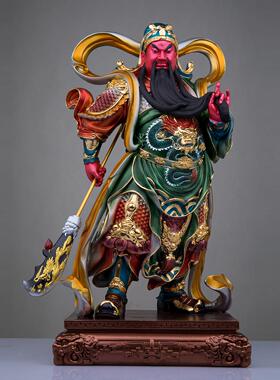 伽蓝韦陀菩萨左右家护奉发佛像供摆关公韦YGY驮财神像件居用寺庙