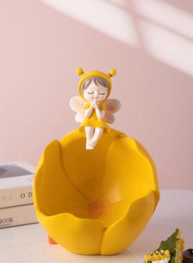 蜜蜂姑娘储物摆件入口重点现代轻奢入口客厅摆件家居用品