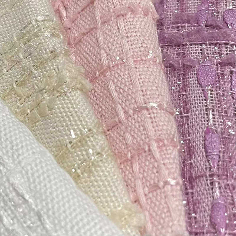 格子小香风面料粗纺编织梭织毛纺粗花呢布料女装鞋帽装饰箱包呢料,淘宝优惠券,粉丝福利购,淘宝优惠卷