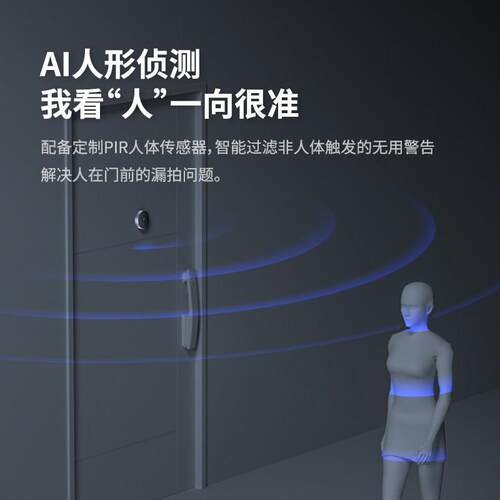 鹿客可视门铃智能猫眼catx电子猫眼带摄像头门口监控 - 图2