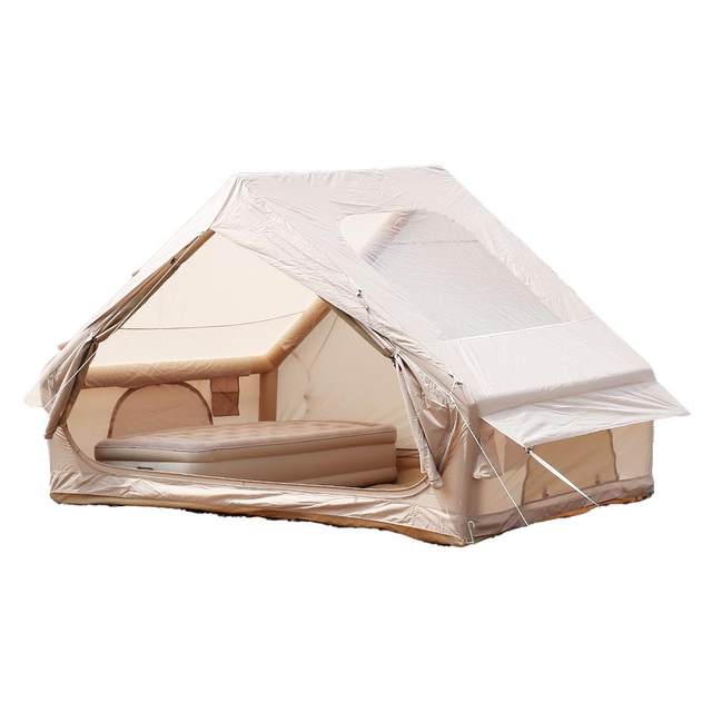 6.3 One piece of flat inflatable tent outside the air-conditioned tent is available, four-season tour outdoor inflatable fully automatic tent charging household travel account