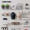 Acrylic perforated board without punching, wall-mounted entry door, partition, display rack, hanging board, custom-made jewelry storage layer