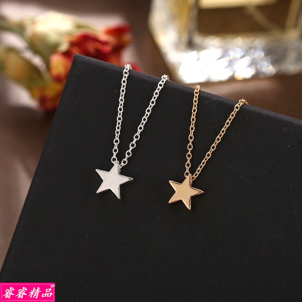 fashion pendant short necklace female clavicle chain jewelry-图2