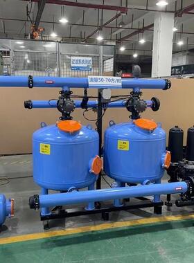 农业灌溉自动反冲洗叠片过滤器农用过滤器砂石过滤器组合式过滤器