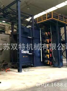 厂家供应抛沙机Q376悬挂式自转清理供应钢材表面强化抛沙机