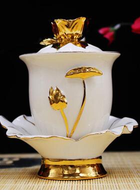 供杯净水杯 供水杯供佛杯 佛前供水杯莲花杯 大悲水供杯供佛杯